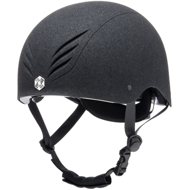 2025 Charles Owen Phoenix Helmet PHXBS - Black Silver